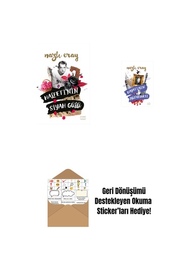 Halfeti Nin Siyah Gülü + Hayatımın Müsveddesi + Okuma Sticker'ları