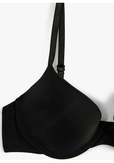Koton Push Up Sütyen Destekli Dolgulu Balenli Basic Siyah 4wlk10095mk 4WLK10095MK999 Siyah