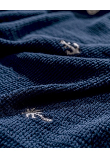 Madame Coco Riva Çift Kişilik %100 Pamuk Yatak Örtüsü - Lacivert 8684427210420 Lacivert