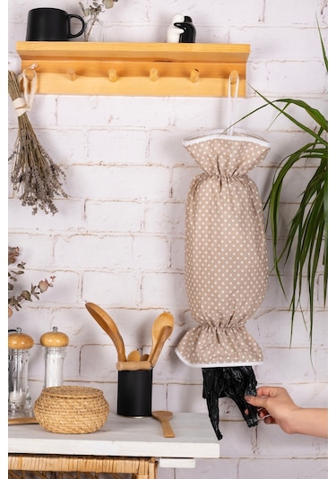 2'li Mutfak Seti Çok Amaçlı Organizer Düzenleyici Poşetlik Ve Pilav Demleme Örtüsü Takımı Siyah Zincir Siyah