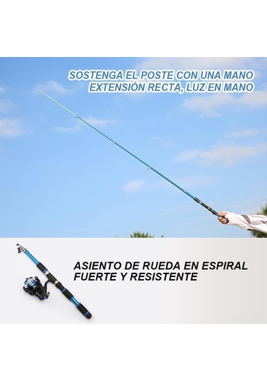 Lemestar 1.8m Karbon Fiber Teleskopik Olta Seti - Tuzlu Ve Tatlı Su Avı İçin Portatif Olta Makinesi, Misina Ve Depolama Çantası İle Tam Züccaciye
