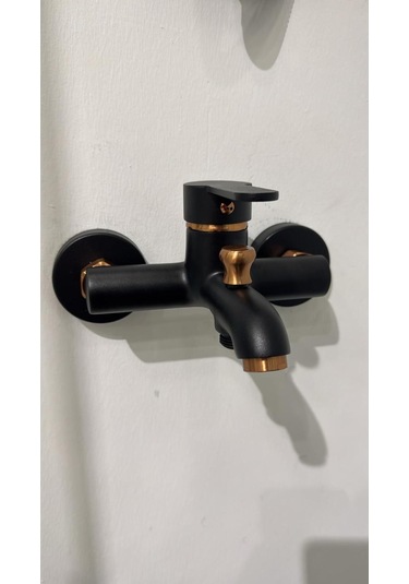 Armour Armatür Banyo Bataryası Siyah Rose Siyah