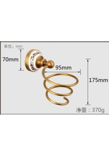 Joyhub Bronz Banyo Aksesuarları Donanım Seti Antika Saç Kurutma Makinesi Raf Ceket Havlu Raf Demiryolu Bar Duş Sabunluk Tutucu Sp0tf3