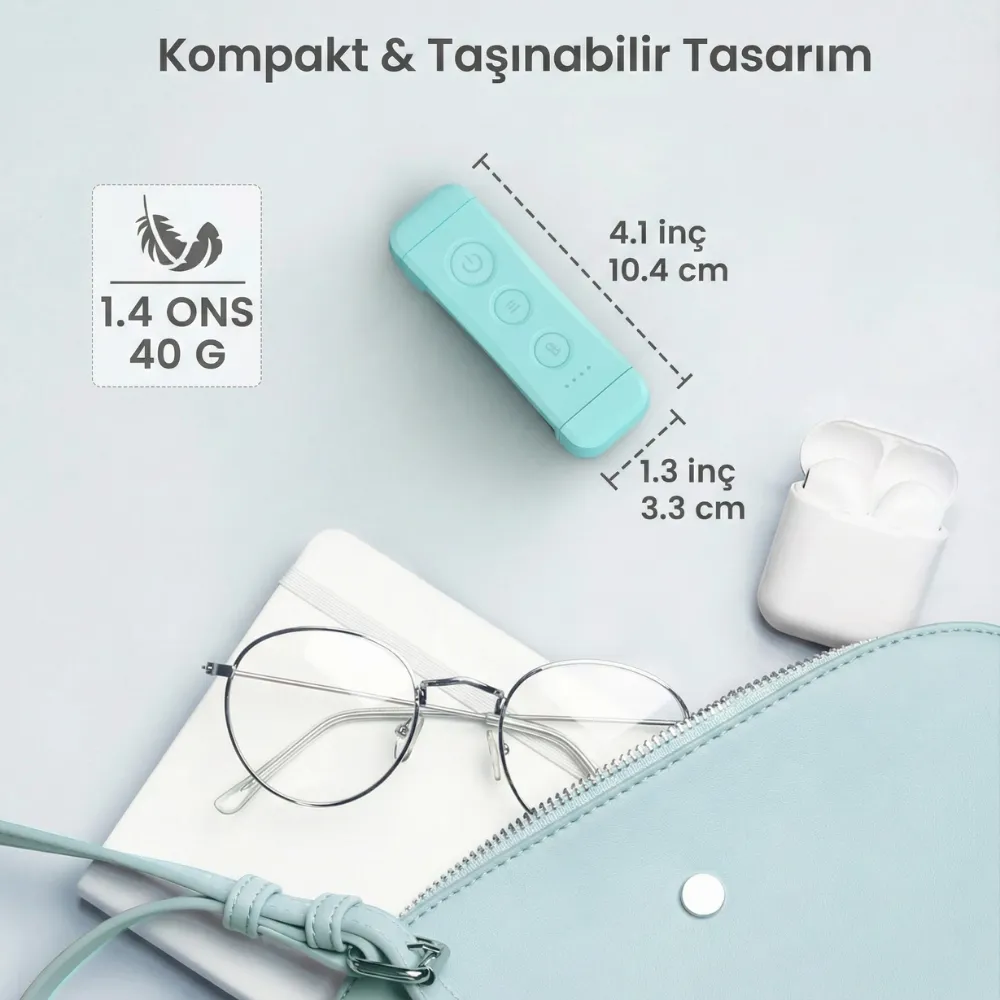 Glocusent Ayraç Tarzı Okuma Işığı Usb Şarj Edilebilir