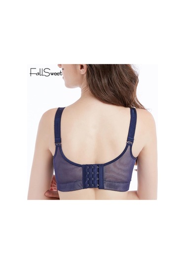 Siyah Fallsweet Eklemek İki Fincan Sütyen Balenli Push Up Yastıklı Sütyen Kadınlar İçin Dantel Artı Boyutu Sütyen Siyah