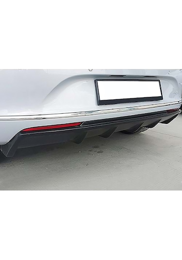 Opel Astra J Hb Rieger Difüzör Parlak Siyah Plastik 2012 2013 2014 2015 Arka-difizör-bodykit-ek