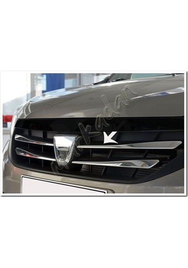 Markadan Dacia Lodgy Krom Ön Panjur 2012-2016 4 Parça Paslanmaz Ç