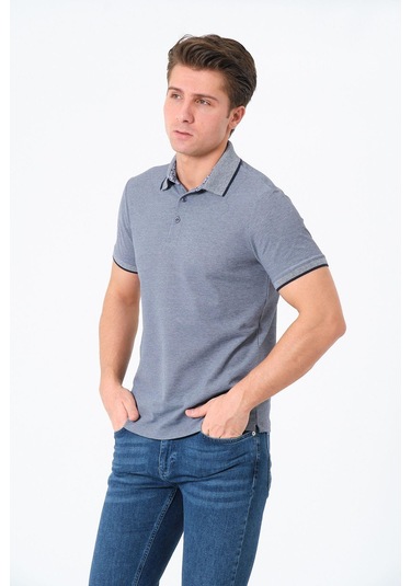 Erkek Basic Tişört Polo Yaka T-shirt 410