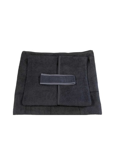 18 Parça Güzellik Merkezi Havlu Seti Siyah