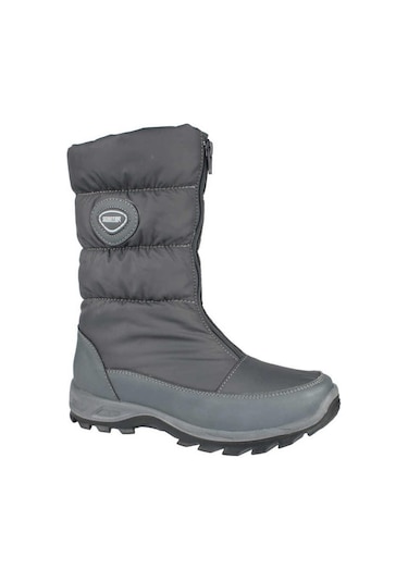 Scooter Su Geçirmez Paraşüt Malzeme Kadın Kar Bot 23 Z5547 Grı Gri