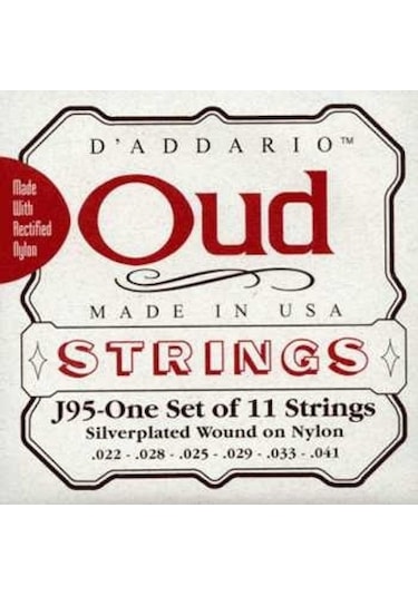 Daddario J95S Ud Teli Set