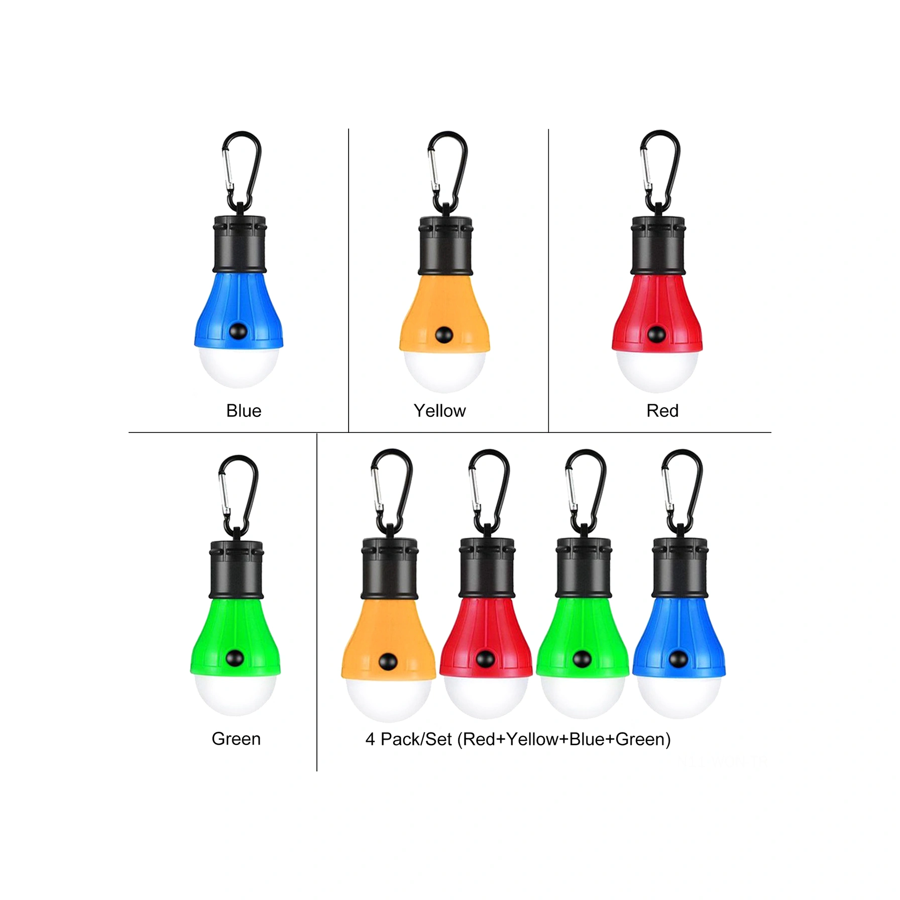 Neevoyu Kırmızı Çadır Lambası, Su Geçirmez Led, Elden Taşınabilir, Kanca İle, 3 Işık Modu Yüksek/düşük/sos , Kamp Ve Acil Durumlarda Kullanım, Pil Dahil Değil Kırmızı