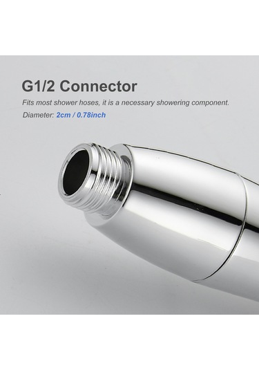 Konesam Gümüş Abs Duş Başlığı, 3 Farklı Sprinkler Modu, Suyu Durdurma Anahtarı, Otomatik Temizleme Burneler, G1/2 Bağlantı, Su Tasarrufu Ve Basınç Artırma Teknolojisi Diğer