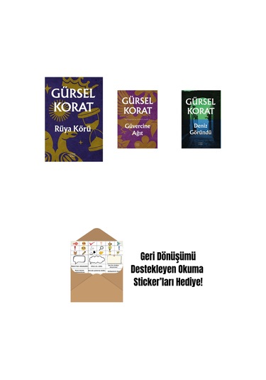 Rüya Körü + Güvercine Ağıt + Deniz Göründü + Okuma Sticker'ları