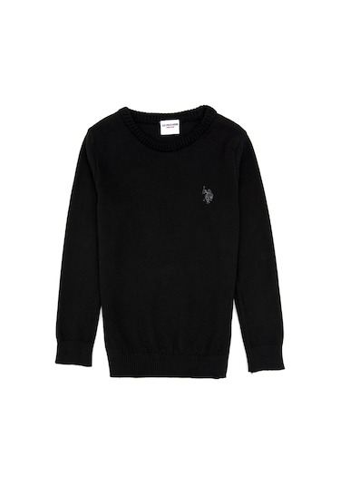 U.s. Polo Assn. Erkek Çocuk Siyah Kazak /triko 50315586-vr046 Siyah