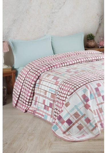 Taç Kristal Tek Kişilik Battaniye Ivan Pudra Pudra