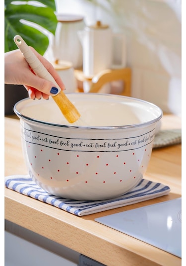 Feel Good Emaye Karıştırma Kabı - 22 Cm