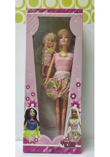 Vardem Oyuncak Bebek Anne Ve Kızı Taçlı Evcilik Oyuncakları