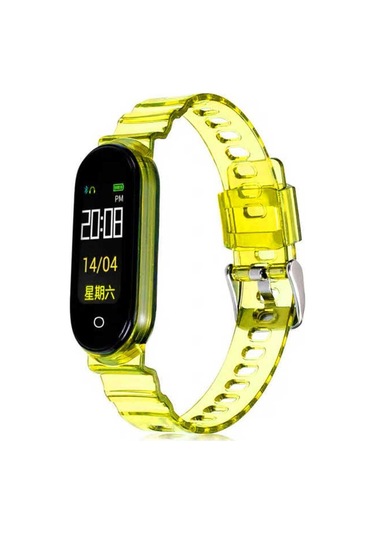 Xiaomi Mi Band 5 Krd-27 Uyumlu Pat Kordon Sarı