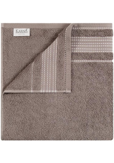 Ladın Pamuk Havlu Takımı 50x90 Kapuçino