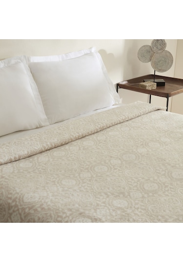 Karaca Home Ansel Çift Kişilik Akrilik Battaniye Açık Kahve Açık Kahve