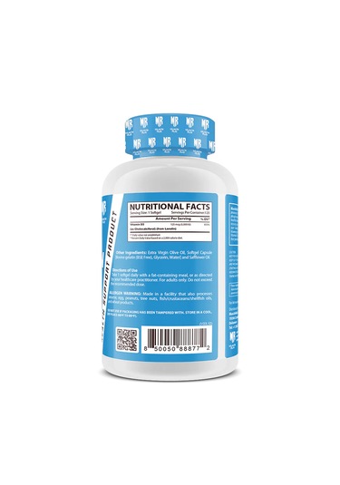 Muscle Rulz Vıtamın D3 5000 120 Softgels