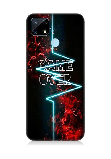 Realme C17 Uyumlu Oyun Bitti Desenli Silikon Kılıf