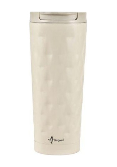 500 Ml Çift Katlı Paslanmaz Çelik Mug Termos Renkli - Beyaz Beyaz