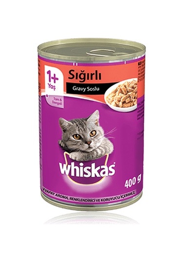 Whiskas 3 Çeşit Karışık Yetişkin Konserve Kedi Maması 24 x 400 G