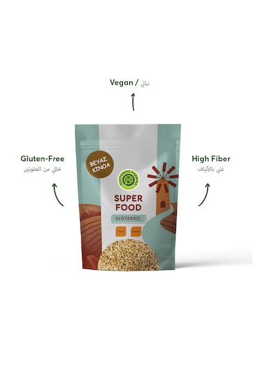 Glütensiz Beyaz Kinoa 500 G