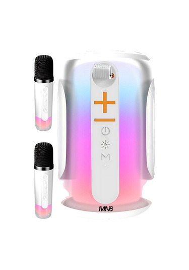 Pluse 8 Mikrofonlu Ses Bombası/ışıklı Gece Lambası/dekoratif Aydınlatma/2 Mikrofonlu Hoparlör