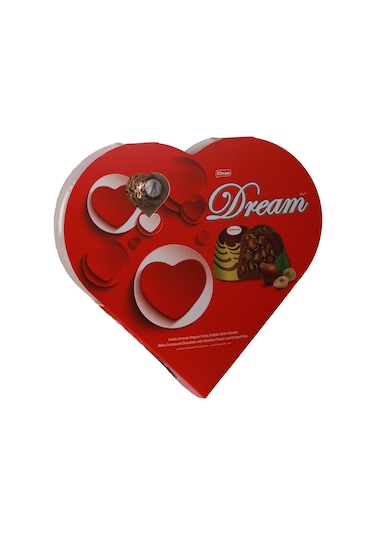 Elvan Dream Fındıklı Çikolata 124 Gr. (1 Kalp Kutu)