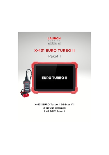 Launch X-431 Euro Turbo Iı Paket 1 Arıza Tespit Cihazı