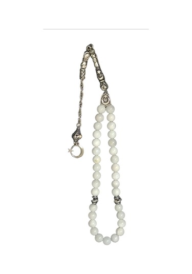 Upeka Hakiki Doğal Aytaşı Küre Kesim Tesbih Moonstone