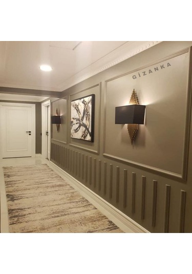 Tek Şerit Tasarım Boyanabilir Çıta Hazır Kesim Anka135