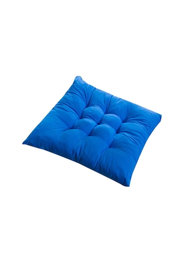 Kraliyet Mavisi Kare Sandalye Minderi Koltuk Minderi Kaymaz Askı Ile Kapalı Ve Açık Kanepe Minderi Yastık Yastık Minder Ev Ofis Araba Için