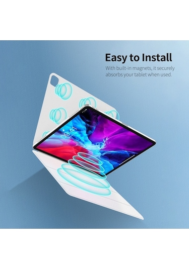 Didadodo İpad Pro 11 Kılıf - Otomatik Uyku/uyanma, Kalem Koruma Ve 2 Açılı Tasarım Kapaklı Kılıf 2018/2021 İpad Uyumlu Kapaklı Kılıf