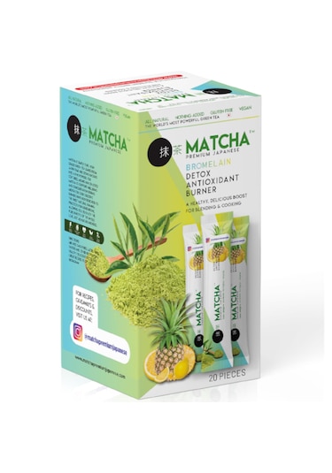 Bilge Matcha Premium Japenese Bromelain, Ananas, Limon Aroma