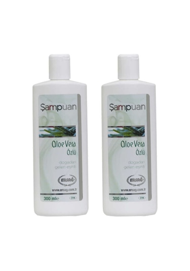 Ersağ Aloe Vera Özlü Şampuan 2 x 300 ML