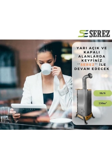 Serez 400-e Mini 9kw Elektrikli Isıtıcı Mekan Isıtıcı