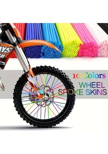 Cordial 72 Adet Sarı Renkli Off-road Motosiklet Ve Bisiklet Jant Teli Dekorasyon Çelik Tel Paketi Sarı