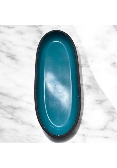 Dekor Dekoratif Tepsi Şık & Modern , Mum Kasesi, Orta Sehpa Obje Çok Amaclı Kase 3