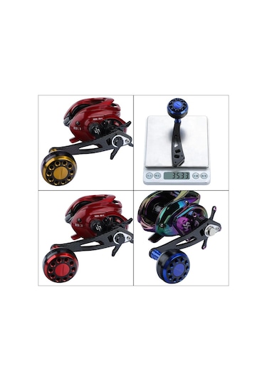 Mavi Sougayilang Balıkçılık Reel Kolu Rocker Baitcasting Balıkçılık İçin Güçlü Dayanıklı Balıkçılık Reel Kolu