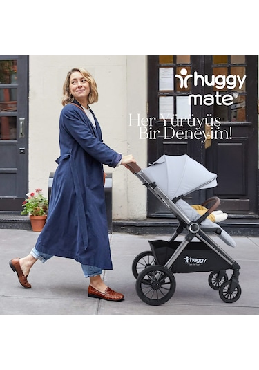 Huggy Mate 5 İn 1 Çift Yönlü Travel Bebek Arabası