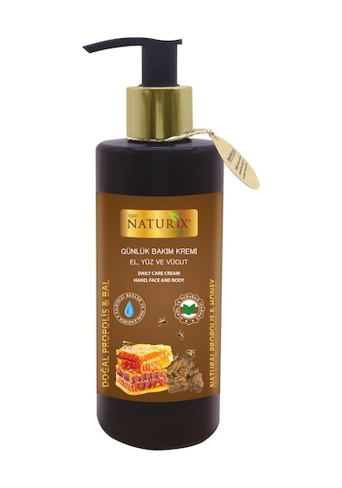 Naturix Propolis & Bal El Yüz Vücut Günlük Bakım Kremi 250  ML