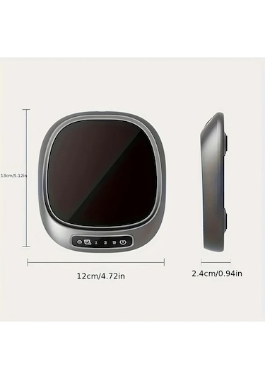 Fastbuy Turcoshop11 Gri İçecek Yalıtım Matı Bardak Isıtıcı Sürekli Sıcaklık Tabanı