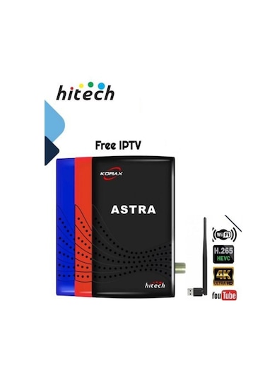 Hitech Korax Astra Full HD Çanaklı Çanaksız Uydu Alıcı