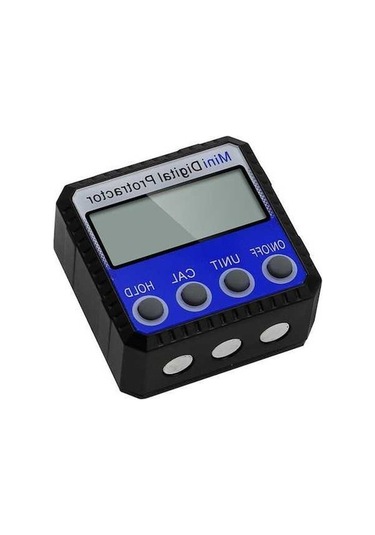 Pazly Mini Çok Açılı Dijital Ekran İnklinometre, Güçlü Manyetik, 52x52x28mm, 4x90 Derece Diğer