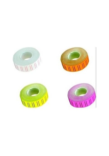 Motex Etiket Fosforlu Yeşil 10'Lu