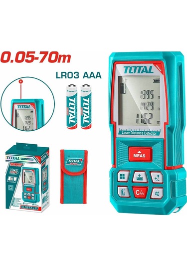 Total 0.05 - 70 Metre Lazer Metre Yüksek Kalite Tmt57026